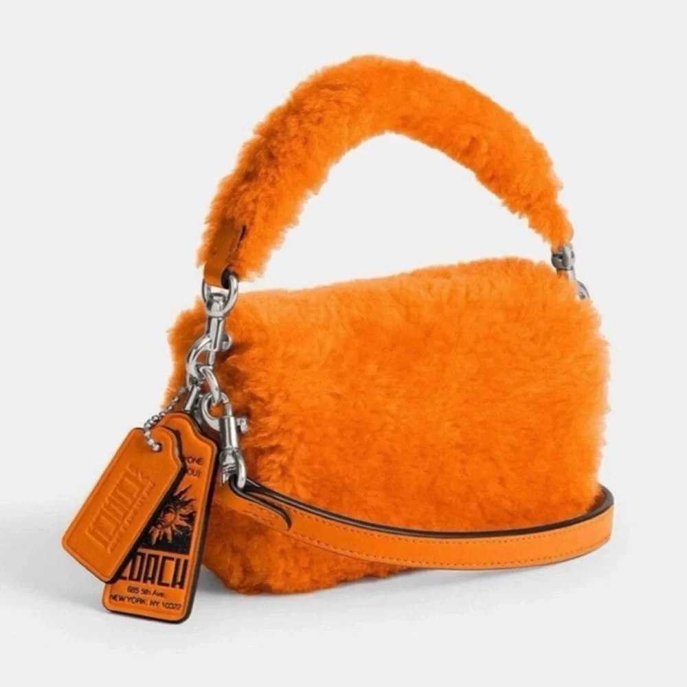 Coach Tabby Bag 12 Mini Shearling - Picture 3 of 10